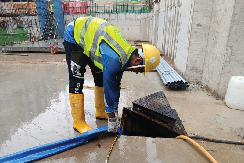 Drainage works