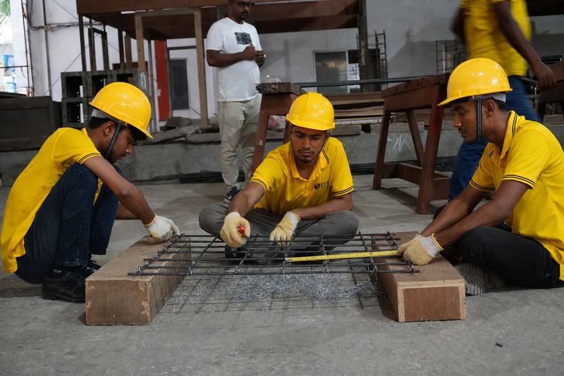 Steel Reinforcement Work (Rod Binding)